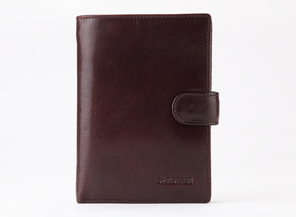 Dr.koffer  Quality Approvals Italy leather men's passport with money pocket