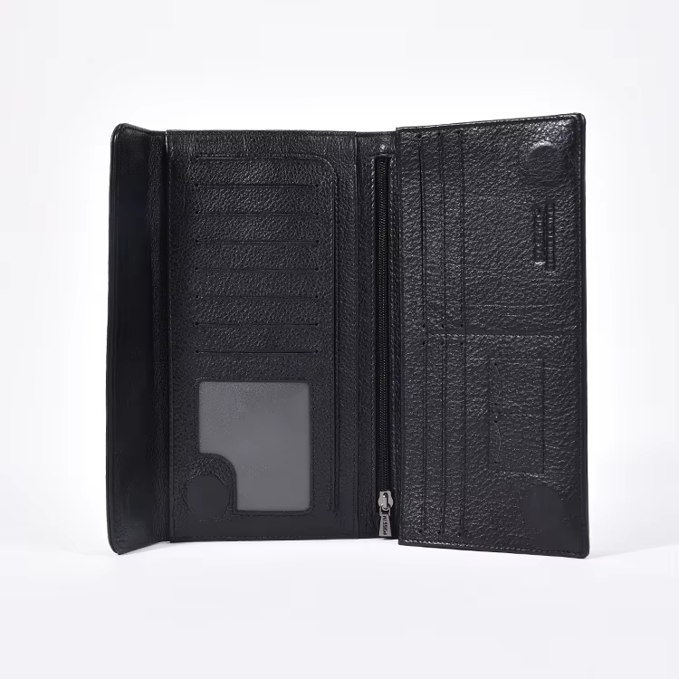 Open long wallet structure