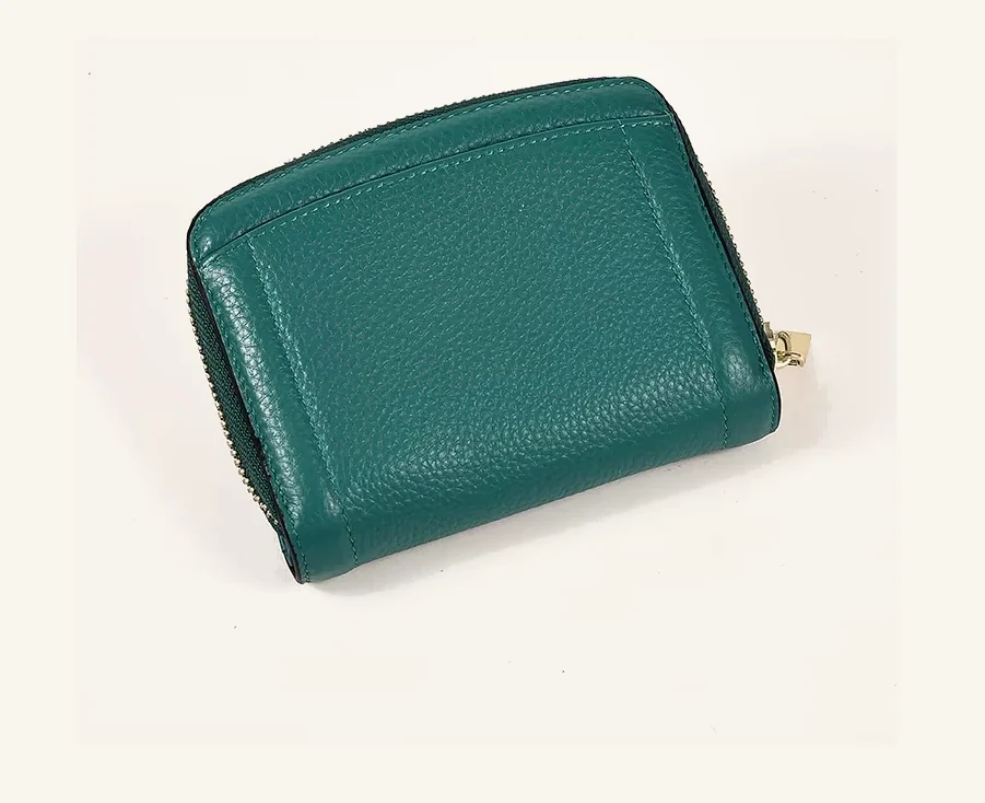 Green compact women's wallet for OEM development